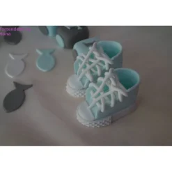 Tortendeko Fondant Zuckerfigur Zug Taufe,Geburt