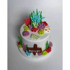 Tortendeko Fondantdeko Meerwasser Wasserwelt Nemo Arielle