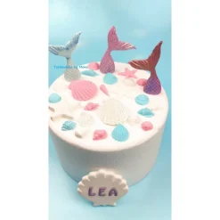 Tortendeko für ein Geburtstag Meerjungfrau  Mermaid  Unterwasserwelt