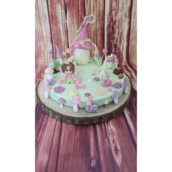 Tortendeko Tortentopper Geburtstag Feendorf  Feen Feenlandschaft