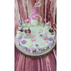 Tortendeko Tortentopper Geburtstag Feendorf  Feen Feenlandschaft