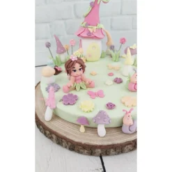Tortendeko Tortentopper Geburtstag Feendorf  Feen Feenlandschaft