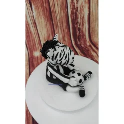 Tortendeko Tortentopper Geburtstag Zebra Fussball Italien