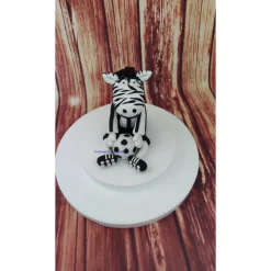 Tortendeko Tortentopper Geburtstag Zebra Fussball Italien