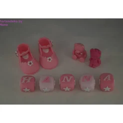 Tortendeko Tortentopper Tortenaufleger Fondant Zuckerfigur Baby,Taufe