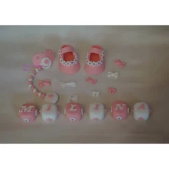 Tortendeko Tortentopper Tortenaufleger Fondant Zuckerfigur Baby,Taufe