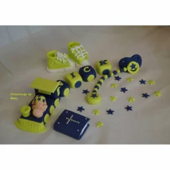 Tortendeko Tortentopper Tortendeko Fondant Tortenfigur Geburtstag Zug Fondantfigur