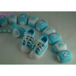 Tortendeko Tortentopper Tortendeko Fondant Zuckerfigur Zug Taufe,Geburt