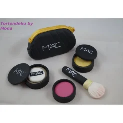 Tortendeko Tortentopper Tortenaufleger Fondant Zuckerfigurfür ihre Torte ein Schminkset