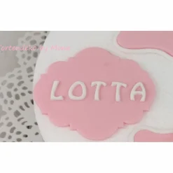 Tortendeko Tortentopper Tortenaufleger Fondant Zuckerfigur Namesschilder Torte