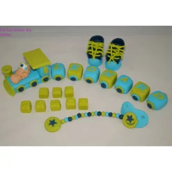 Tortendeko Tortentopper Tortenaufleger Fondant Zuckerfigur Baby,Taufe