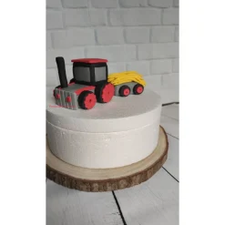 Tortendeko Tortentopper Tortenaufleger Zuckerfigur Traktor Bauernhof Schweine