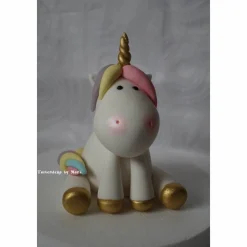 Tortendeko Tortentopper Tortenaufleger Fondantdeko Einhorn Regenbogen