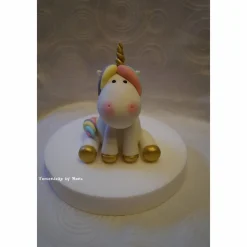Tortendeko Tortentopper Tortenaufleger Fondantdeko Einhorn Regenbogen