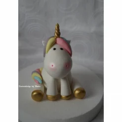Tortendeko Tortentopper Tortenaufleger Fondantdeko Einhorn Regenbogen