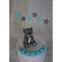 Tortendeko Tortentopper Tortenaufleger Fondant Zuckerfigur Hochzeit