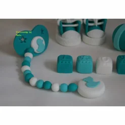 Tortendeko Tortentopper Tortenaufleger Fondantdeko für den Geburtstag, Taufe , Geburt