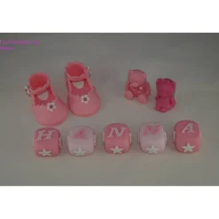 Tortendeko Tortentopper Tortenaufleger Fondant Zuckerfigur Baby,Taufe