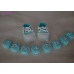 Tortendeko Tortentopper Tortenaufleger Fondant Zuckerfigur Geburt , Taufe