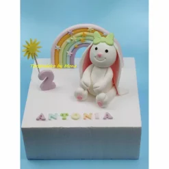 Tortendeko Tortentopper Zuckerfigur Tortenaufleger Hase Hopsi