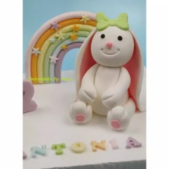 Tortendeko Tortentopper Zuckerfigur Tortenaufleger Hase Hopsi