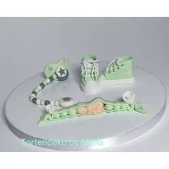 Tortendeko Tortentopper Zuckerfigur  Taufe Geburt Baby