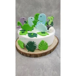 Tortendeko Tortentopper Zuckerfigur Dinosaurier Set Kindergarten  Dino Saurus