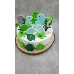 Tortendeko Tortentopper Zuckerfigur Dinosaurier Set Kindergarten  Dino Saurus