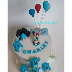 Tortendeko Tortentopper Zuckerfigur  Geburtstag Lemminge