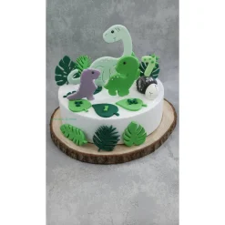 Tortendeko Tortentopper Zuckerfigur Dinosaurier Set Dino Saurus
