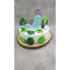 Tortendeko Tortentopper Zuckerfigur Dinosaurier Set Dino Saurus