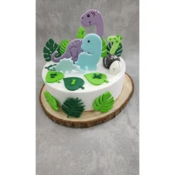 Tortendeko Tortentopper Zuckerfigur Dinosaurier Set Dino Saurus