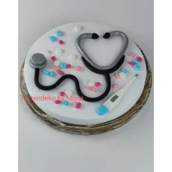 Tortendeko Tortentopper Zuckerfigur  Arzt Ärztin Krankenhaus