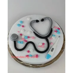 Tortendeko Tortentopper Zuckerfigur  Arzt Ärztin Krankenhaus