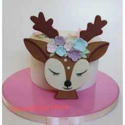 Tortendeko Tortentopper Zuckerfigur Geburtstag Reh Kitz