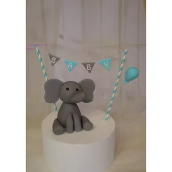 Tortendeko TortentopperTortenaufleger Fondant Zuckerfigur Geburt , Taufe