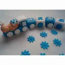 Tortendeko TortentopperTortenaufleger Fondant Zuckerfigur Baby,Taufe