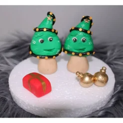 Tortendeko Weihnachten, Fondant Figur Christmas