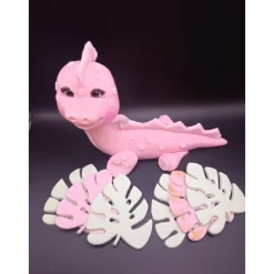 Tortendekoration aus Fondant, Fondant Dinosaurier, Geburtstagsdeko Dino