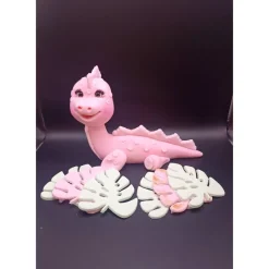 Tortendekoration aus Fondant, Fondant Dinosaurier, Geburtstagsdeko Dino
