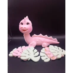 Tortendekoration aus Fondant, Fondant Dinosaurier, Geburtstagsdeko Dino