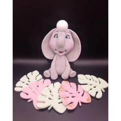 Tortendekoration aus Fondant, Elefant Caketopper, Geburtstagsdekoration