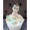 Tortendekoration Einhorn, Fondant Figuren Einhorn,
