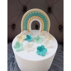 Tortendekoration Einhorn, Fondant Figuren Einhorn,