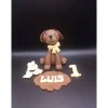Tortendekoration Hund, Fondant Figur Hund,