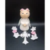 Tortendekoration Taufe, Engel Tortendekorationen, Fondant Figur Taufe, Tauf dekoration, Tierfiguren, Zuckerfiguren,