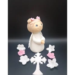 Tortendekoration Taufe, Engel Tortendekorationen, Fondant Figur Taufe, Tauf dekoration, Tierfiguren, Zuckerfiguren,