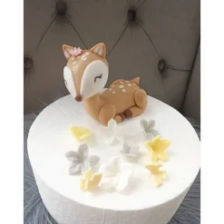 Tortendekoration Waldtiere, Fondant Figuren Hase,