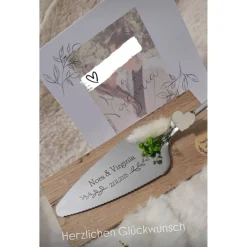 Tortenheber Edelstahl Liebe