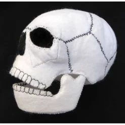 Totenkopf aus Filz handgenäht, Halloween Deko, Voodoo